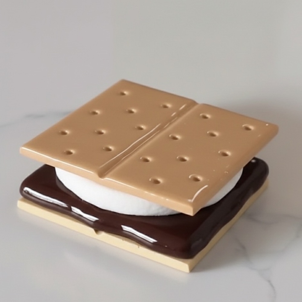 S’mores Coaster Set Handmade – Set of 4